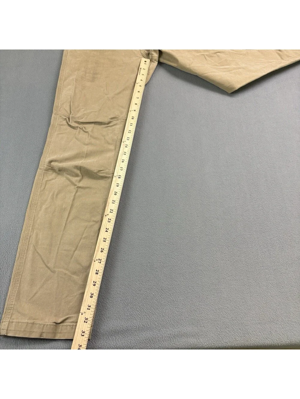 Carhartt Rugby Straight Fit Pants Size 38 (Fit 37x33 in.) Khaki